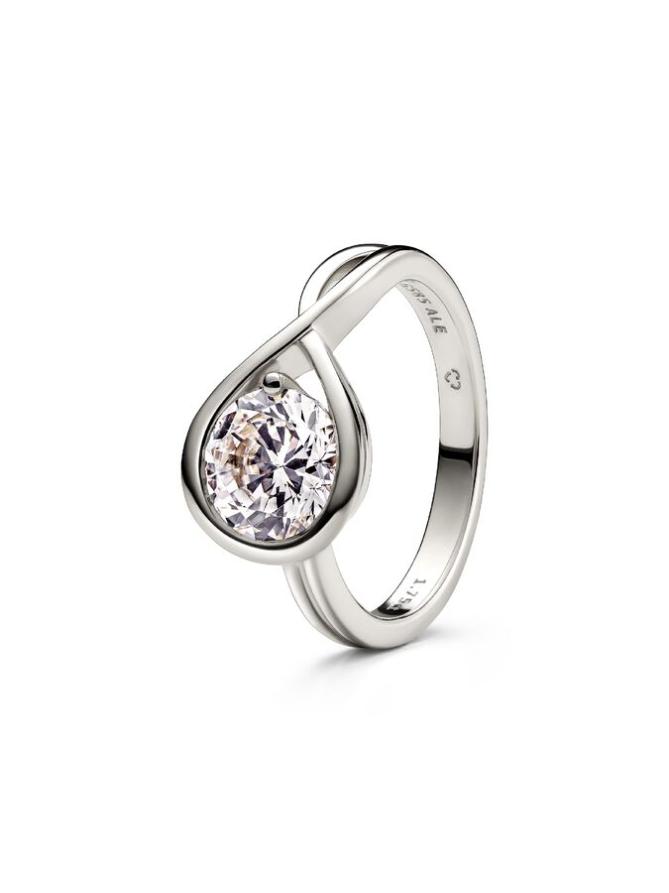 

Кольцо Pandora Infinite 14k White Gold Lab-grown Diamond Ring, золото