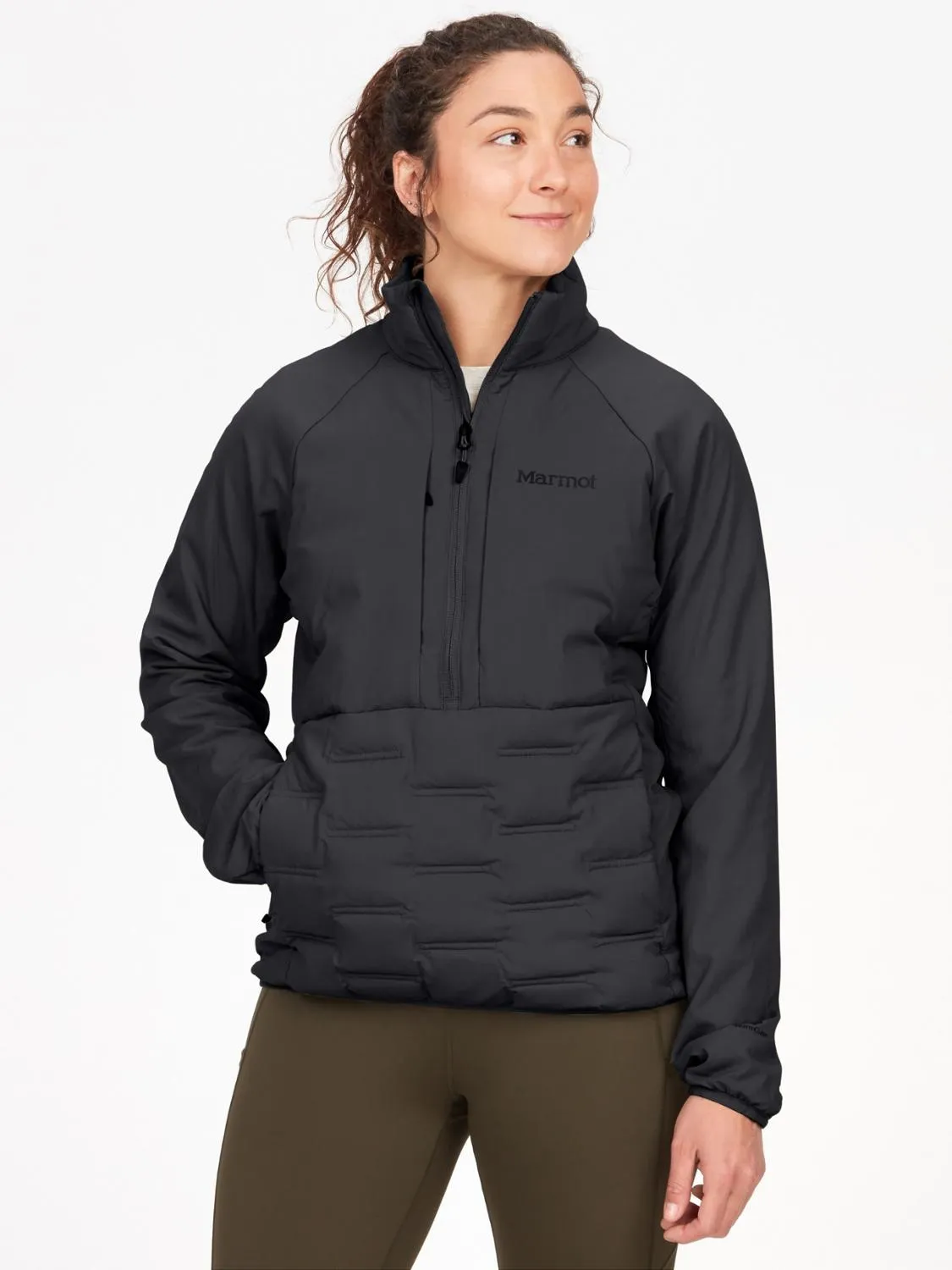 

Пуховая куртка WarmCube Active Alt HB с полузамком женская Marmot, Black