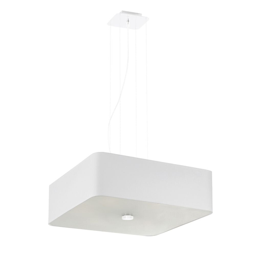 

Люстра LOKKO 45 белая 5хЕ27 60Вт ткань, стекло, сталь 105х45х45см Sollux Lighting