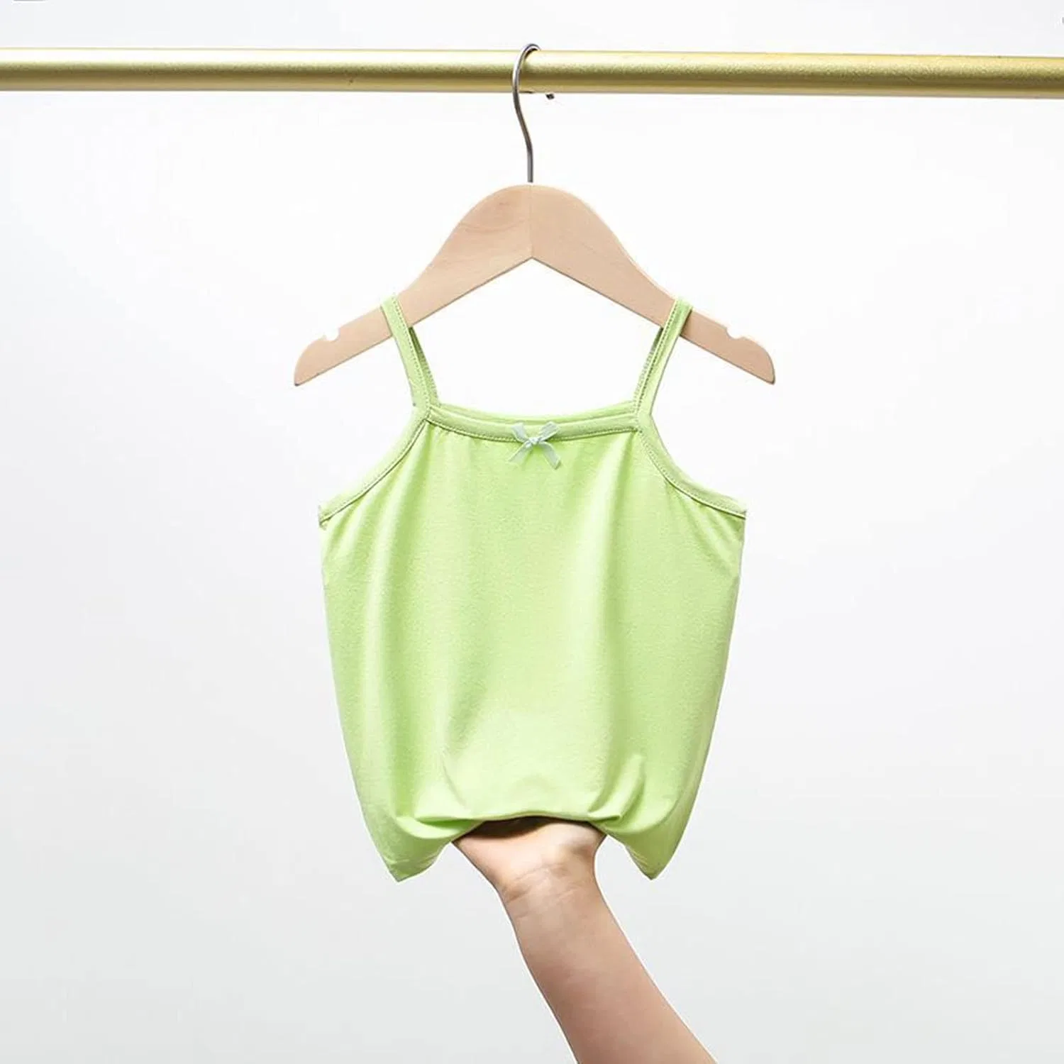 Детский топ-майка Betadog с круглым вырезом, без рукавов, Mint Green — фото 3