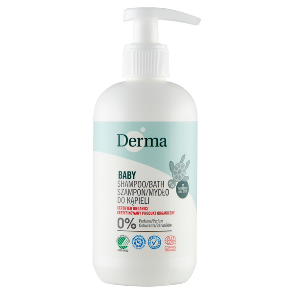 

2в1 шампунь и мыло для купания детей, 250 мл Derma Eco baby