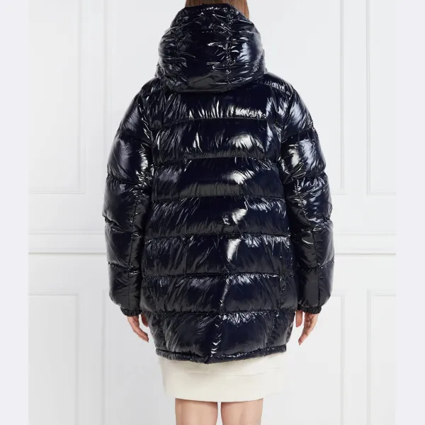 Куртка Tommy Hilfiger Hooded High Shine Down, синий — фото 3