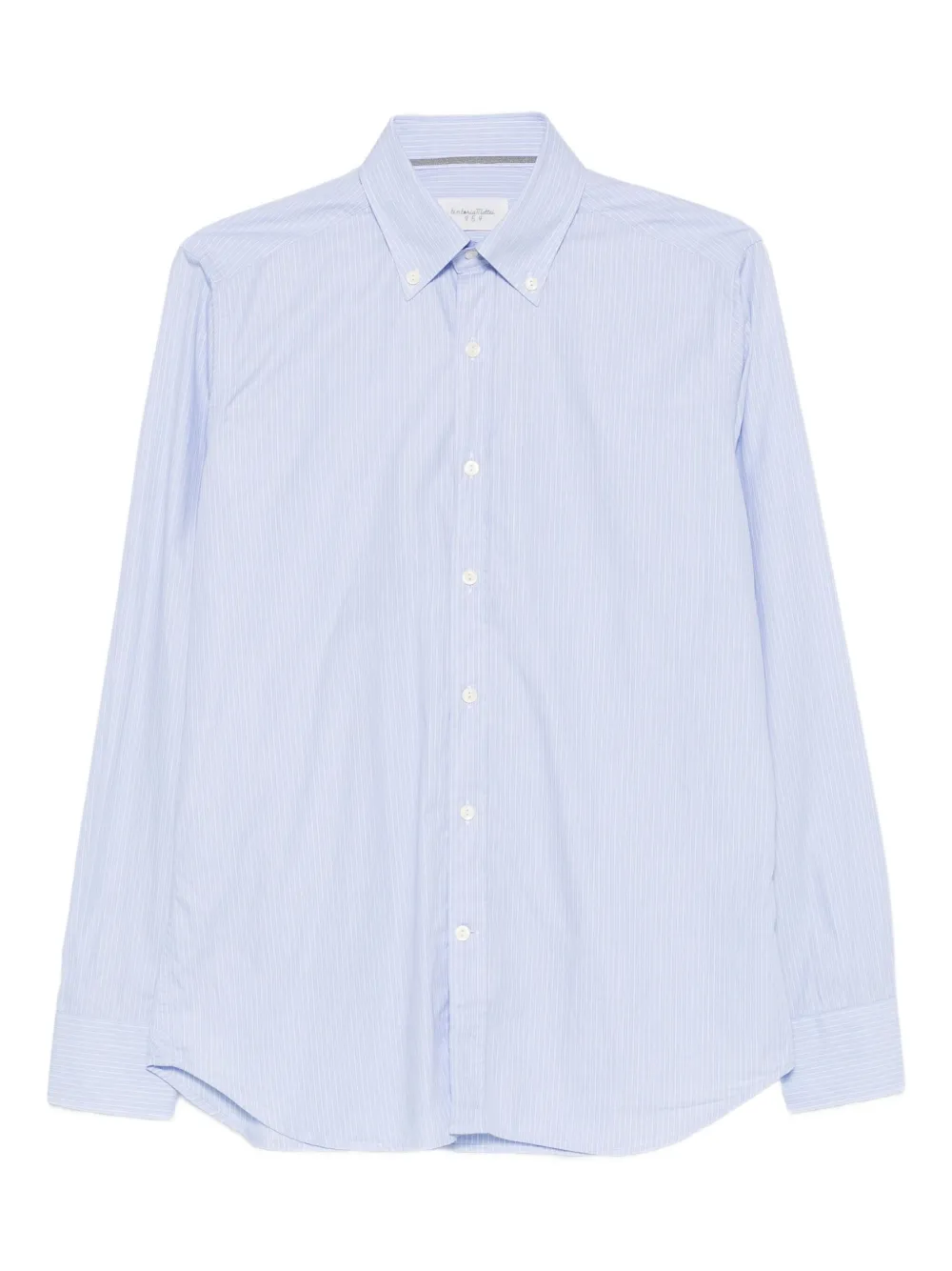 

Рубашка в тонкую полоску Tintoria Mattei, синий