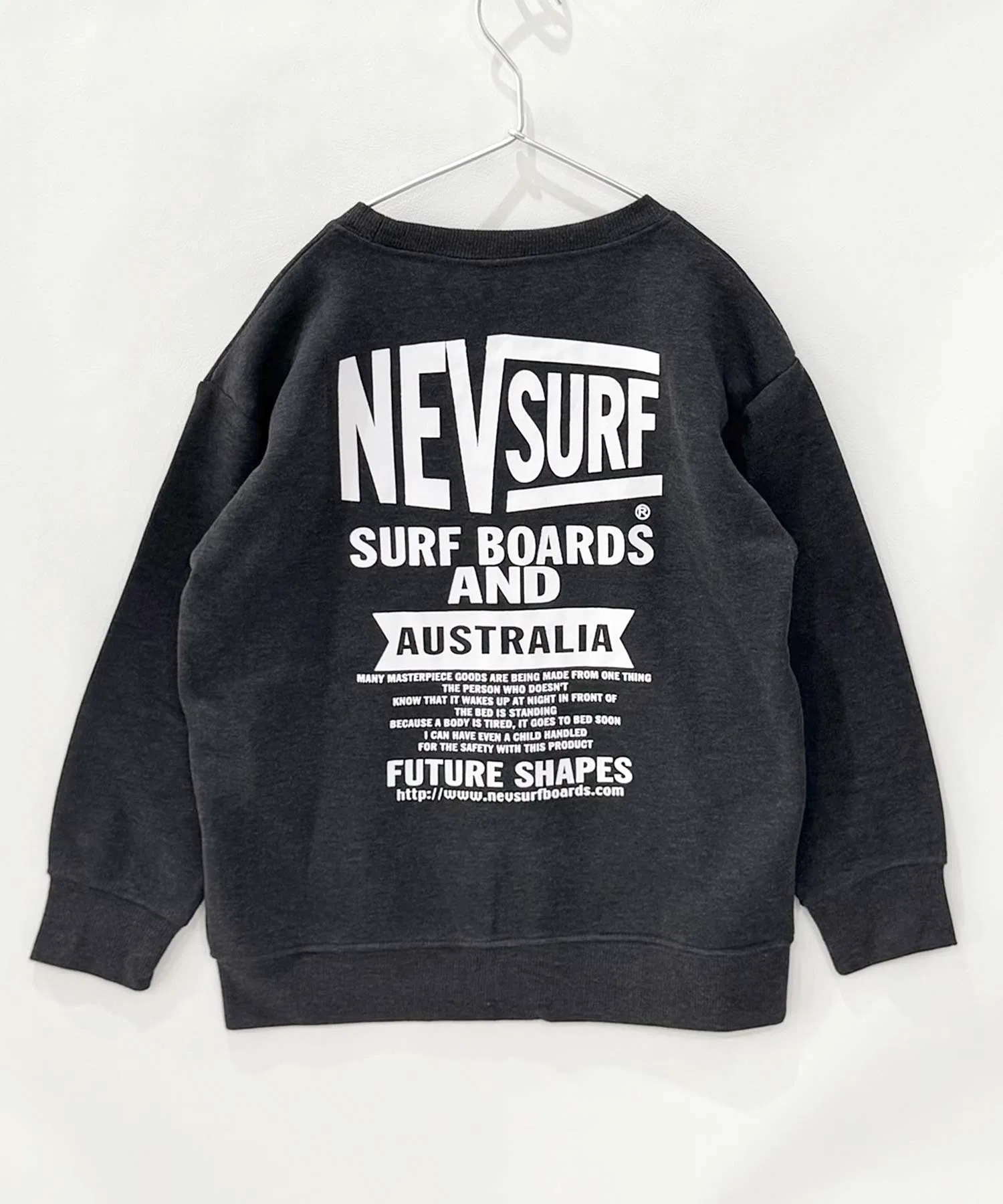 Детская толстовка NEVSURF на флисовой подкладке большого размера — фото 2
