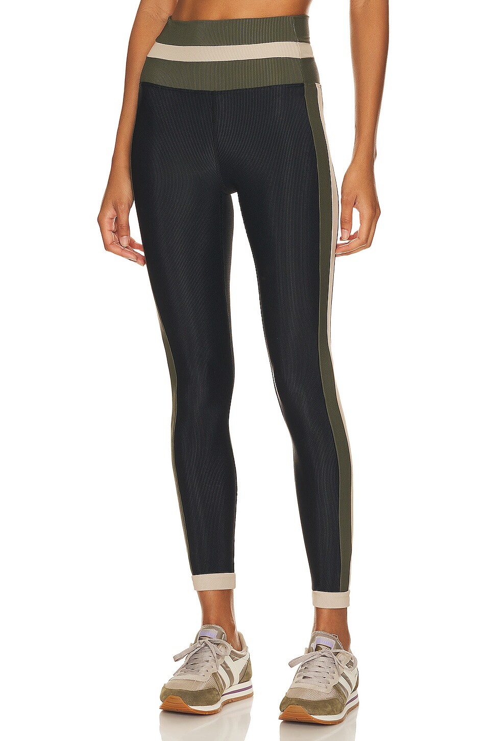 

Леггинсы BEACH RIOT Melinda, цвет Military Olive Colorblock