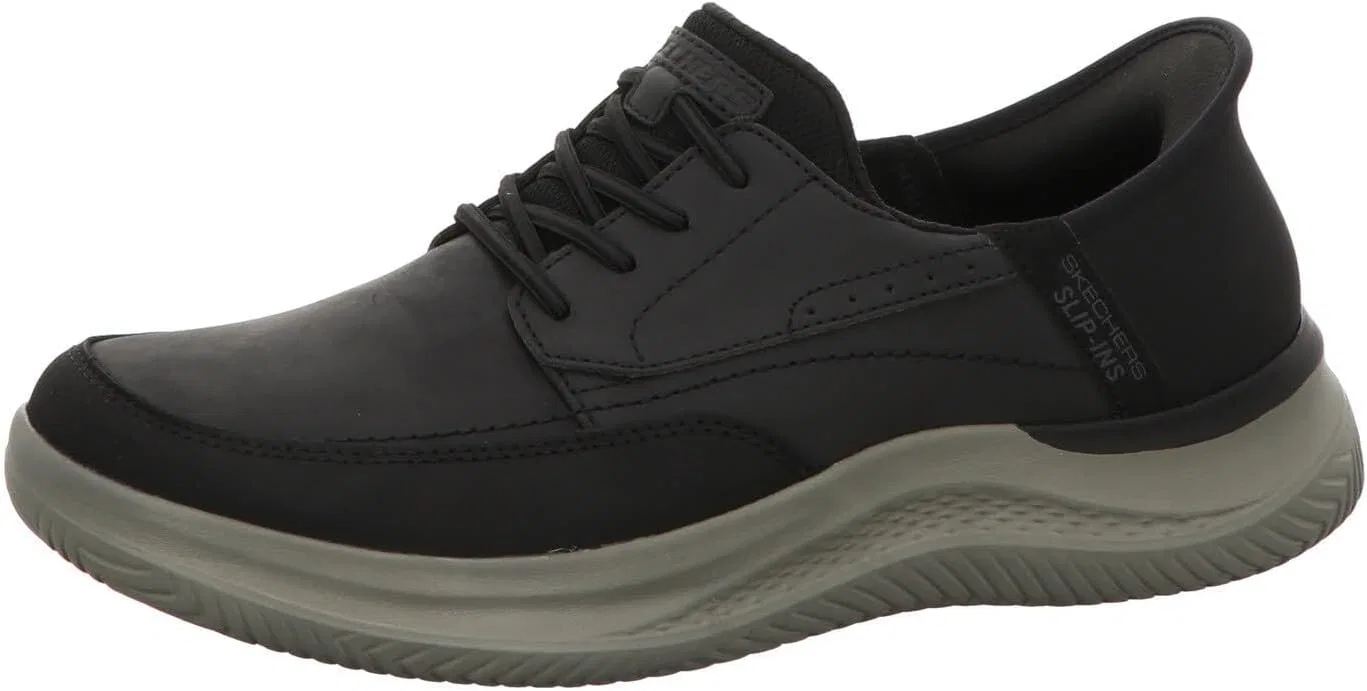 Мужские кроссовки Skechers Hasting Rory, Black Synthetic Leather — фото 2