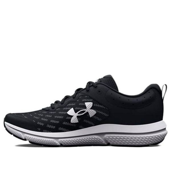 

Кроссовки charged assert 10 4e wide 'black white' Under Armour, черный