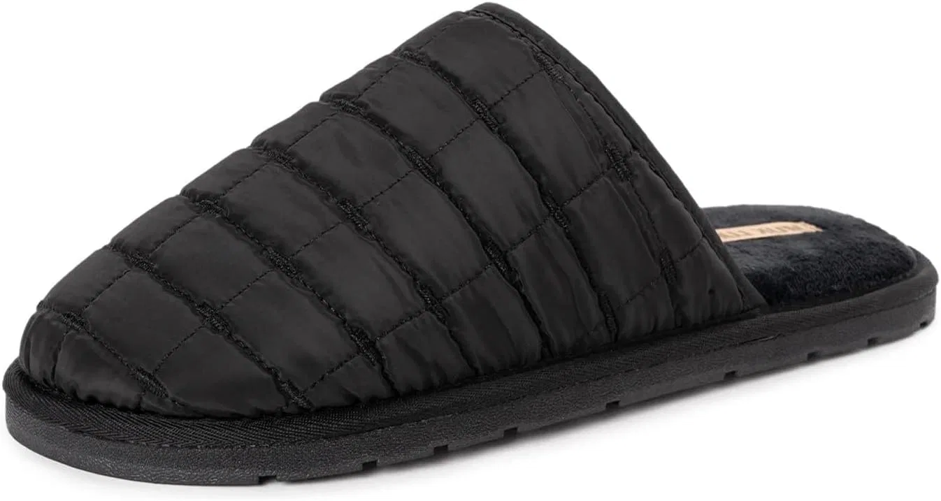 Тапочки стеганые MUK LUKS, черный