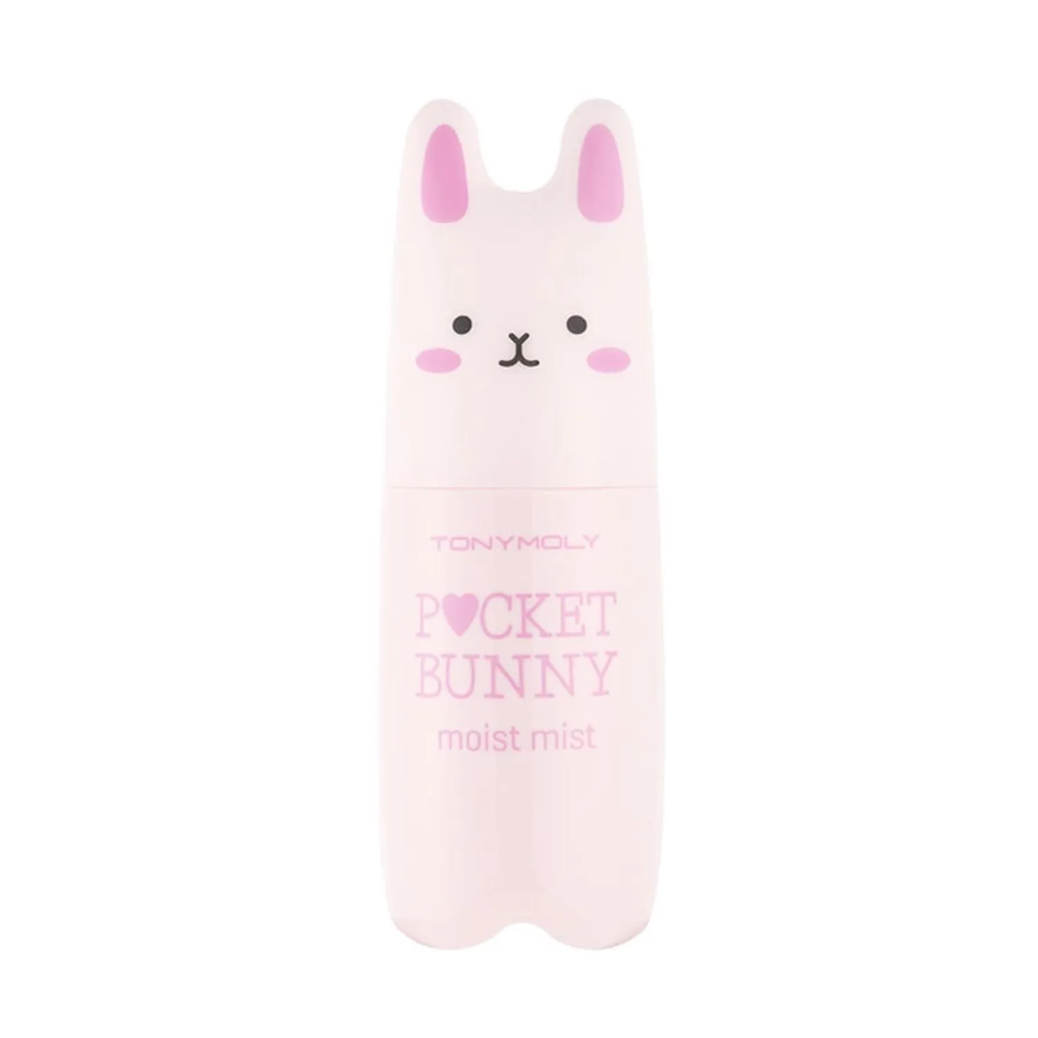 TONYMOLY Bunny Beauty Essentials - карманный спрей для лица Pocket Bunny Facial Moist Mist + блеск для губ Petit Bunny Lip Gloss, увлажняющий и смягчающий губы, Juicy Peach + блеск для губ Petit Bunny Lip Gloss для женщин, Juicy Strawberry