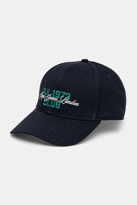 

Хлопковая кепка с козырьком TALBOT CAP Pepe Jeans, темно-синий