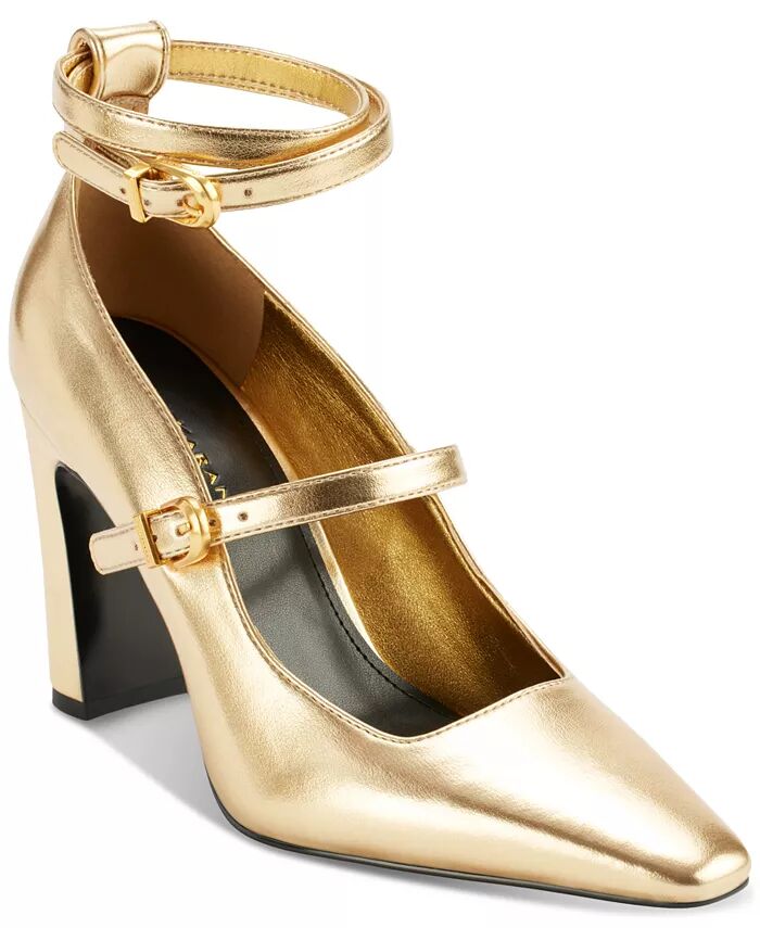 Женские туфли-лодочки Pryce Strappy Donna Karan New York, золотой