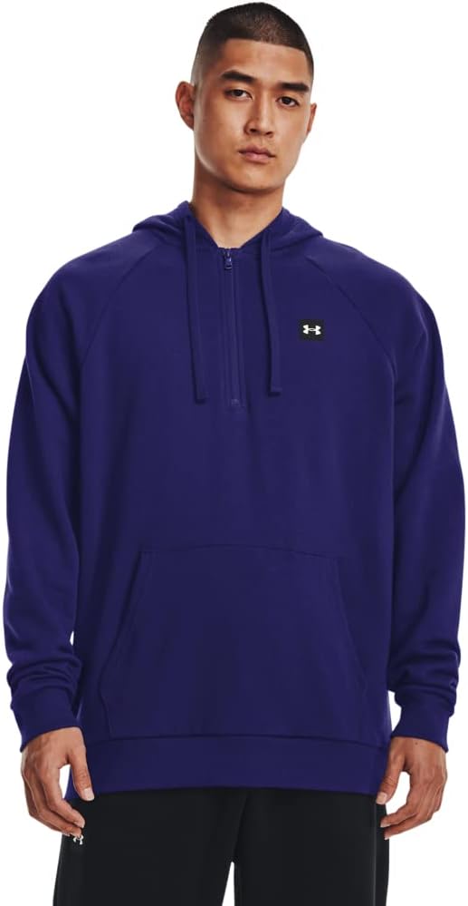 

Толстовка Under Armour Rival Fleece с молнией на половину, (468) Sonar Blue/Onyx White