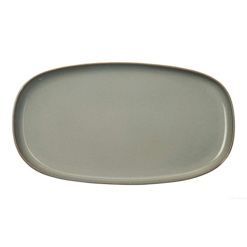 

ASA Saisons Eucalyptus Тарелка овальная 31x18 см ASA SELECTION, зеленый