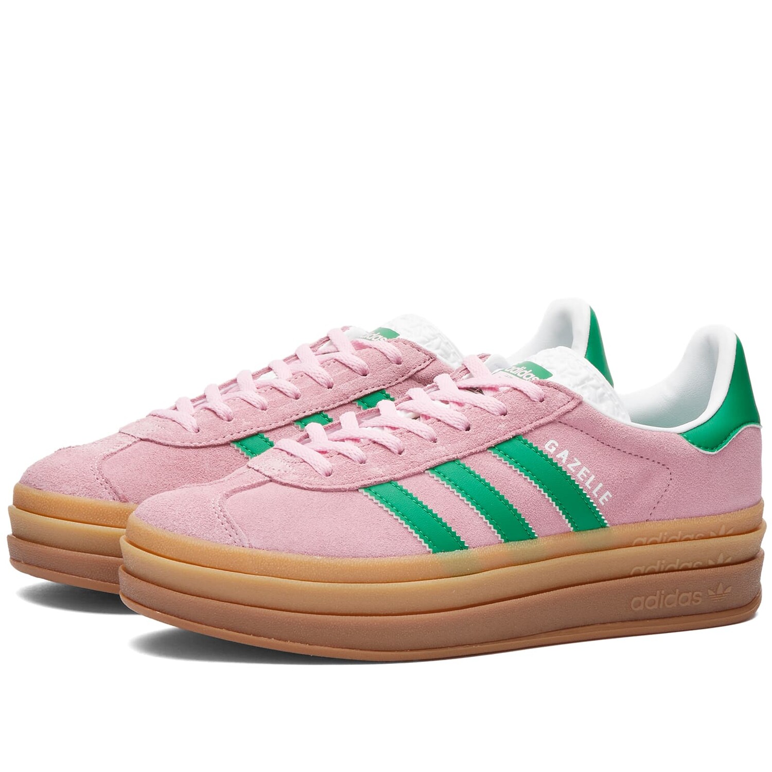 

Кроссовки Adidas Gazelle Bold W, цвет True Pink, Green & Ftwr White, Розовый, Кроссовки Adidas Gazelle Bold W, цвет True Pink, Green & Ftwr White
