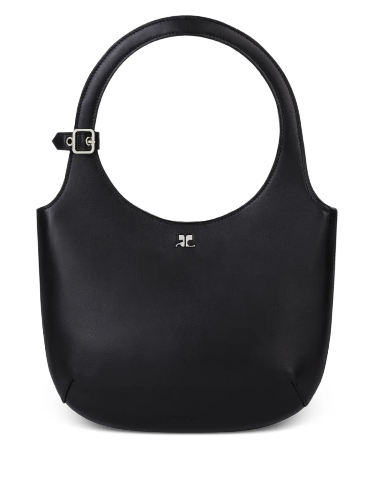 

Кожаная сумка через плечо Courrèges Holy, черный