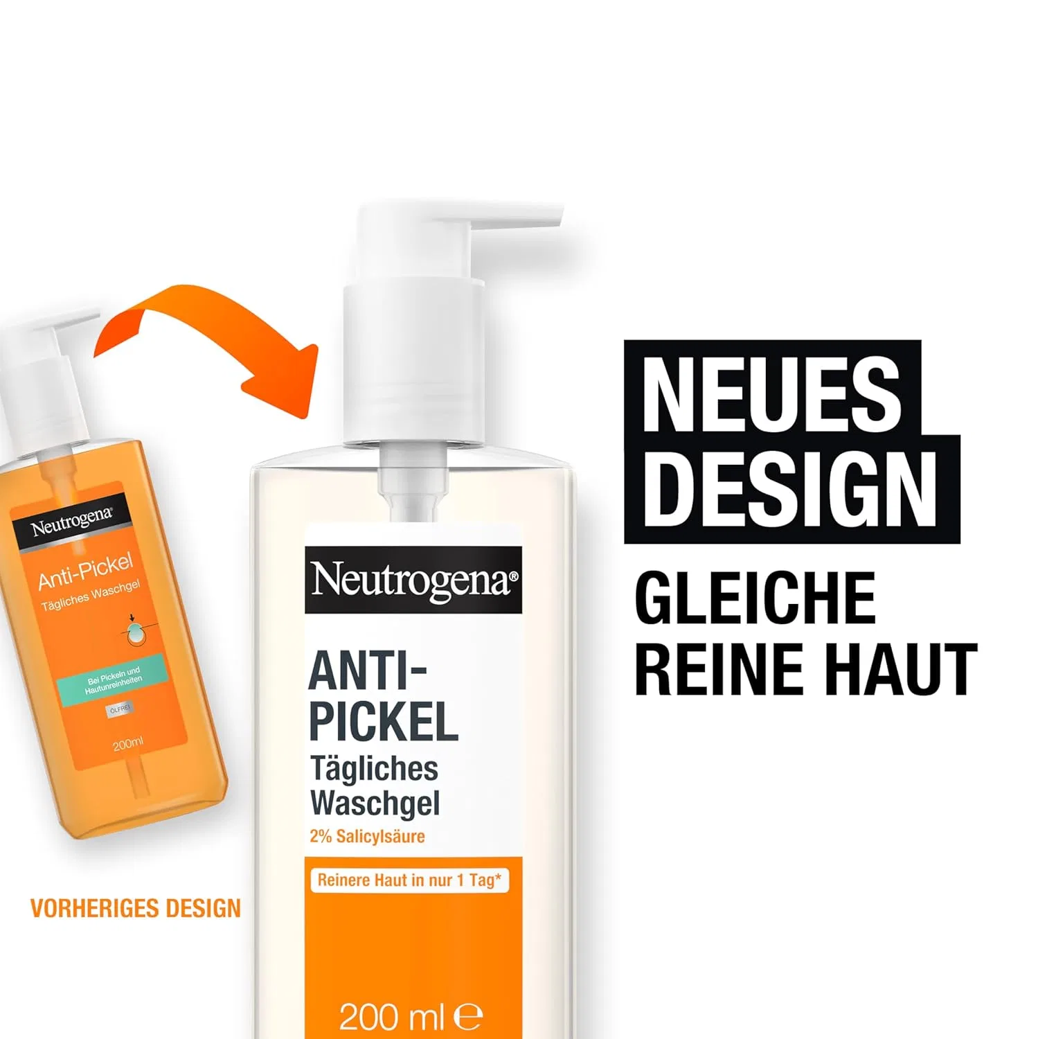 Гель для умывания Neutrogena — Anti-Pimple с салициловой кислотой, 200 мл — фото 3
