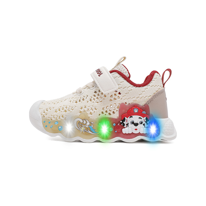 

Низкие детские повседневные кроссовки для детей от 3 до 7 лет Paw Patrol, красный fuzzy