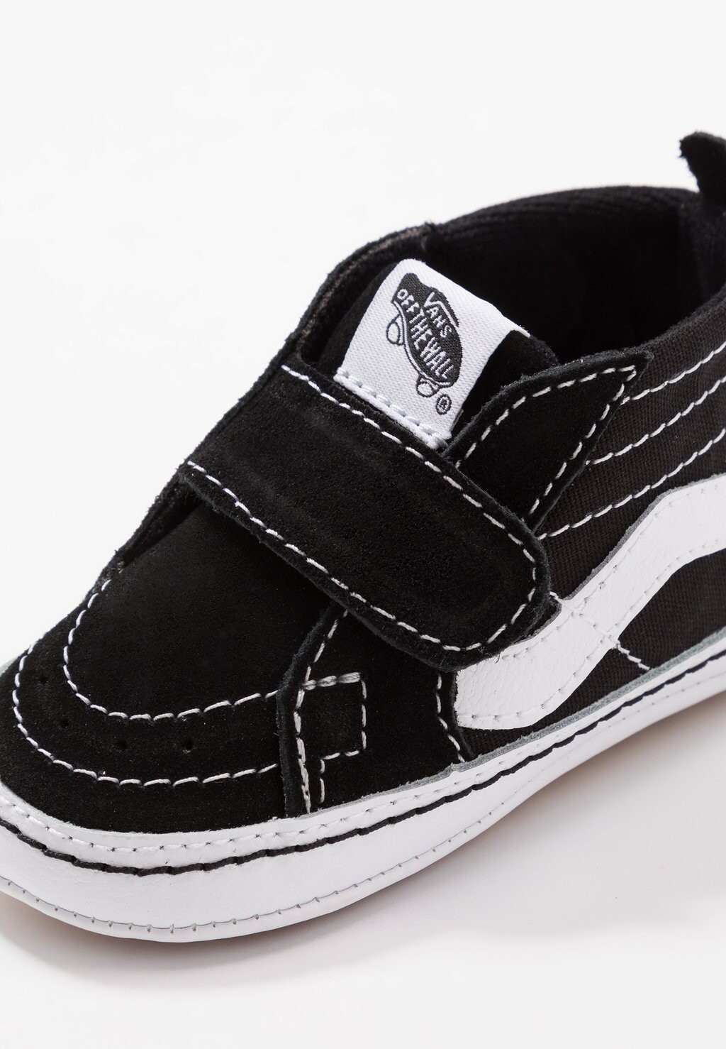 Туфли для ползания IN SK8-HI CRIB UNISEX Vans, цвет black/true white — фото 3