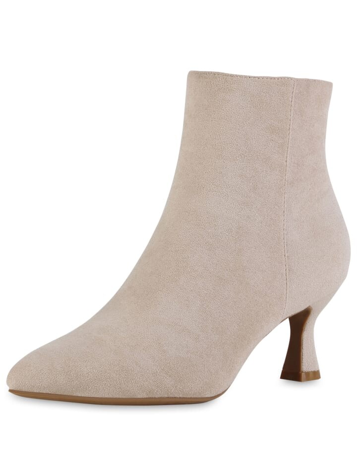 

Ботильоны VAN HILL Ingrid, цвет beige velours