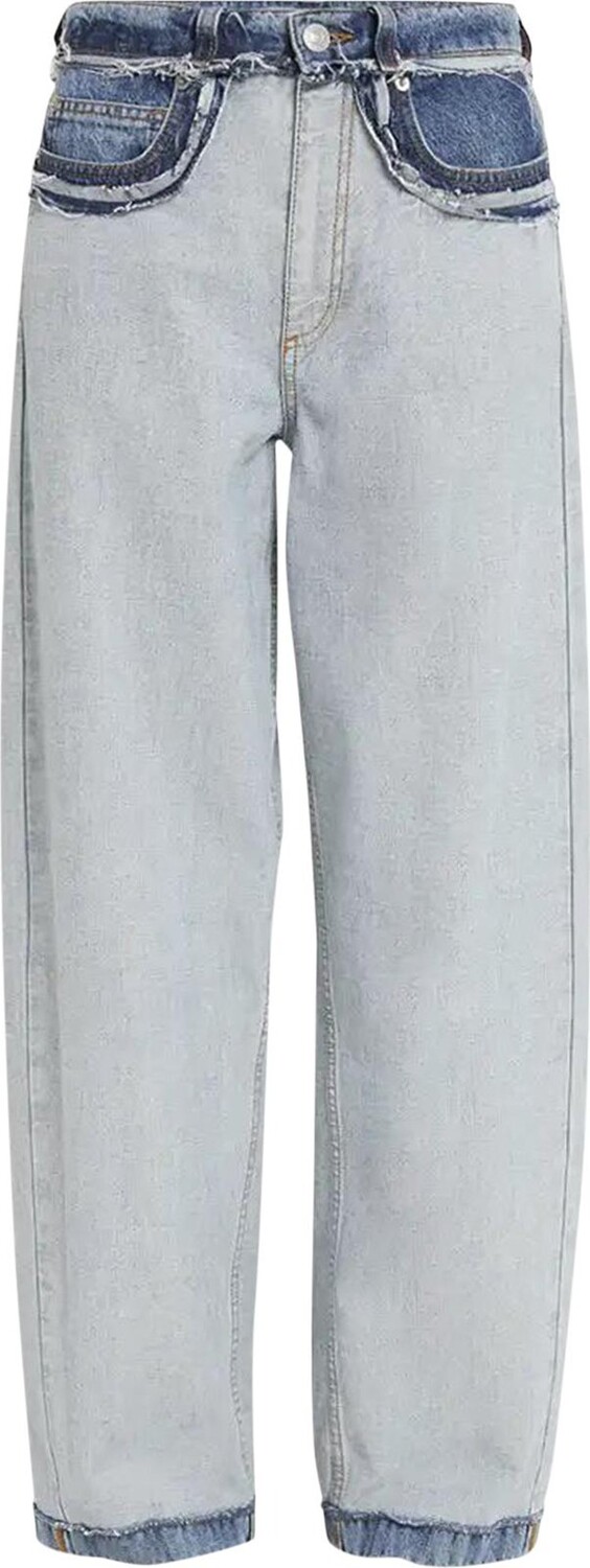 

Брюки Marni Stone Washed Denim 5 Pocket 'Azure', синий