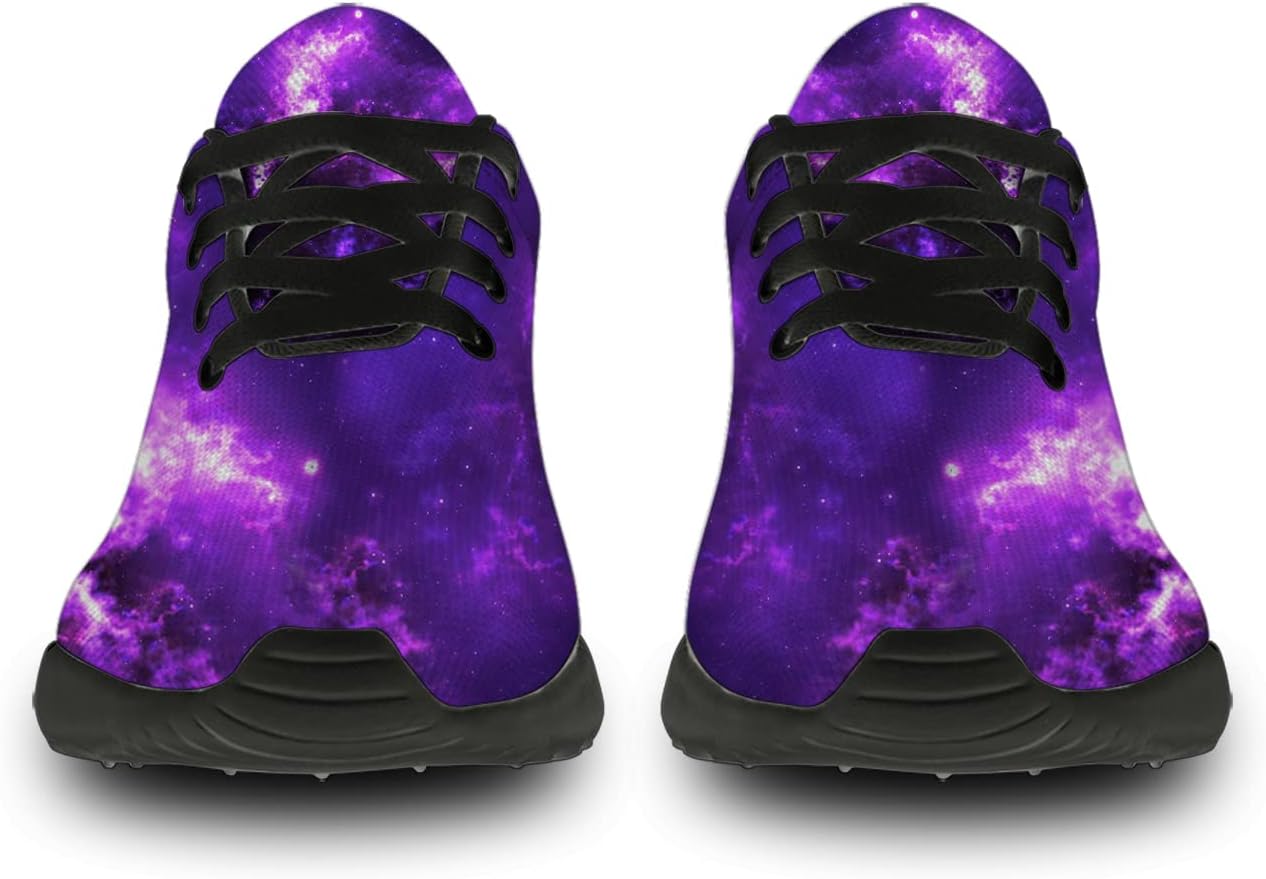 Кроссовки Horethy Galaxy для женщин и мужчин, беговые кроссовки, дышащие кроссовки для ходьбы и тенниса, космические кроссовки, подарки, мультиколор — фото 3