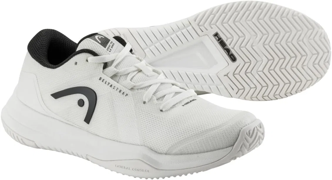 Кроссовки теннисные HEAD Junior Sprint Pro 4.0, белый/черный — фото 3