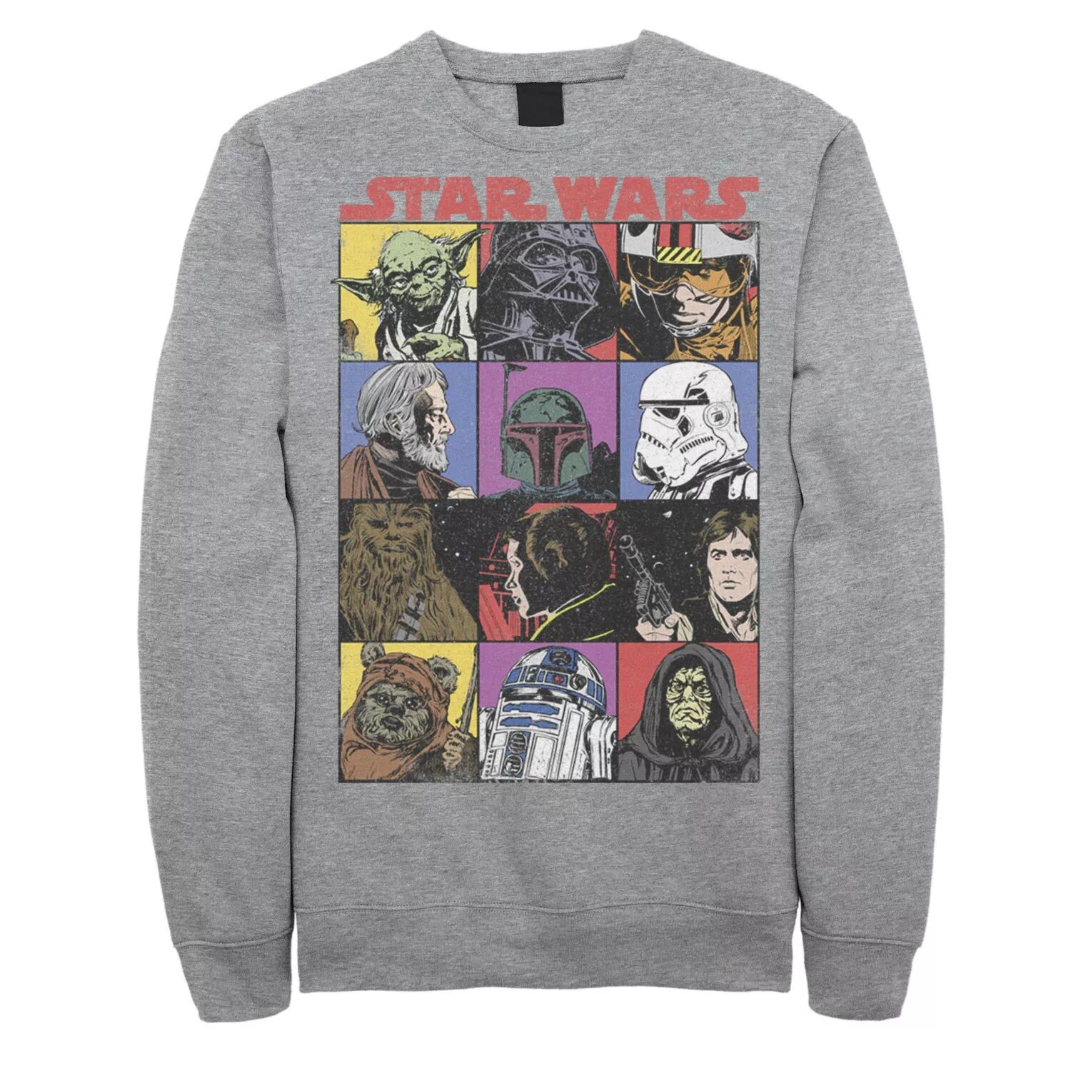 

Мужской свитшот с героями комиксов и мультфильмами Star Wars