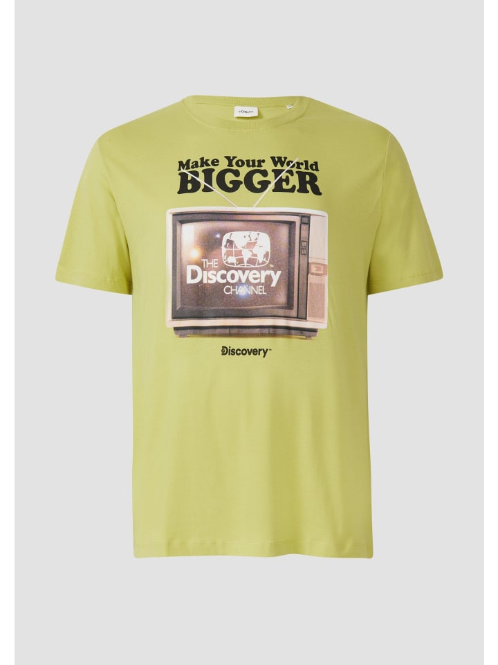 

Футболка цвета 73D3_лаймовый зеленый s.Oliver