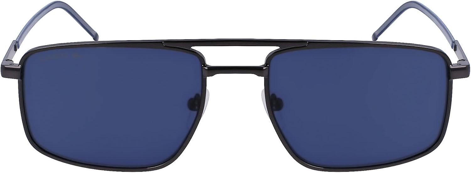 

Lacoste мужские L255s прямоугольные солнцезащитные очки, Matte Dark Grey