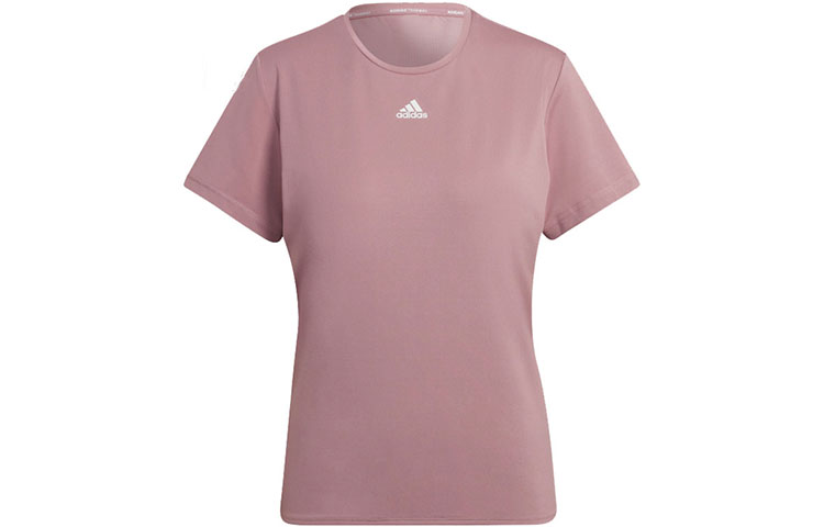 Adidas Футболка женская фиолетово-розовая — фото 3