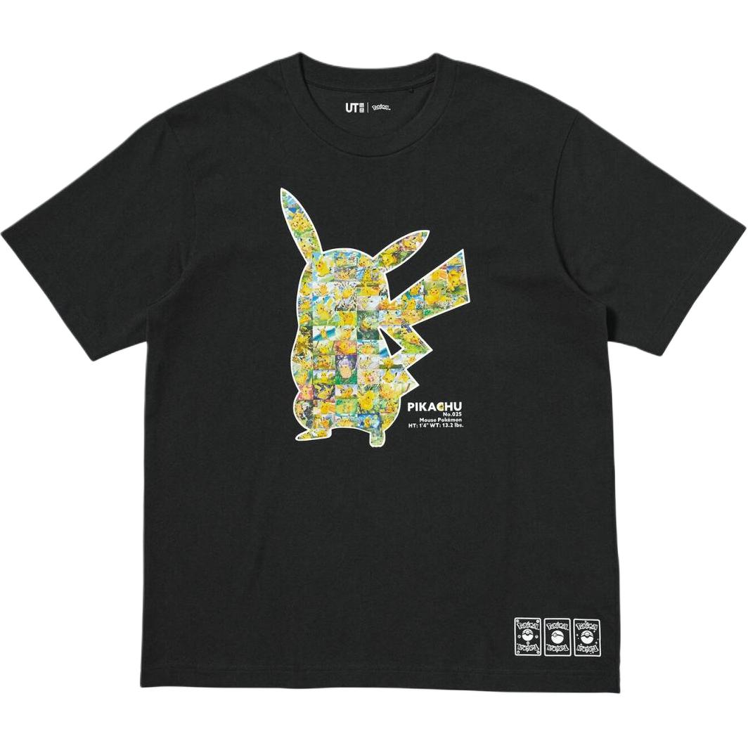 

Футболка Pokemon SS25 мужская UNIQLO, черный