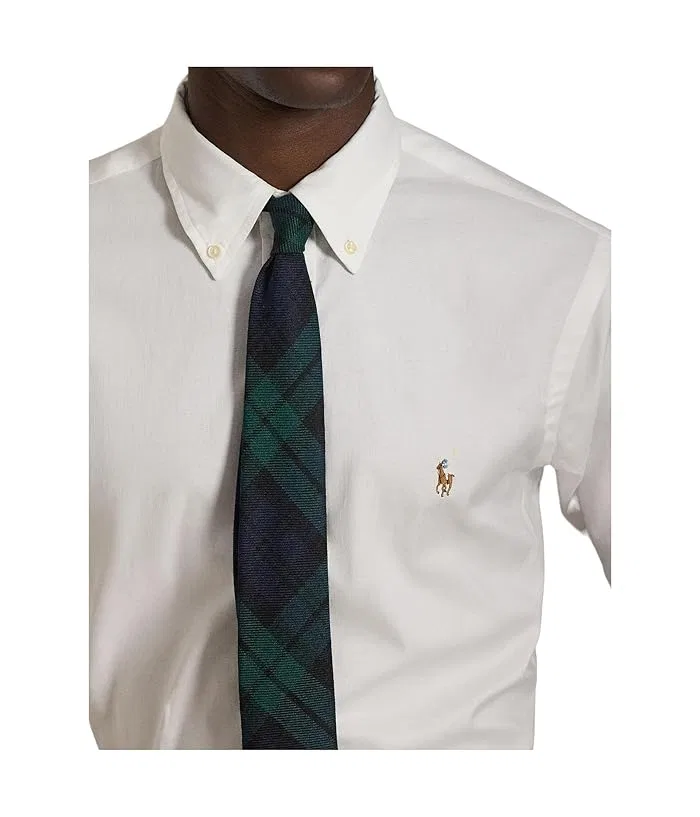Рубашка оксфордская классическая Polo Ralph Lauren, White — фото 4