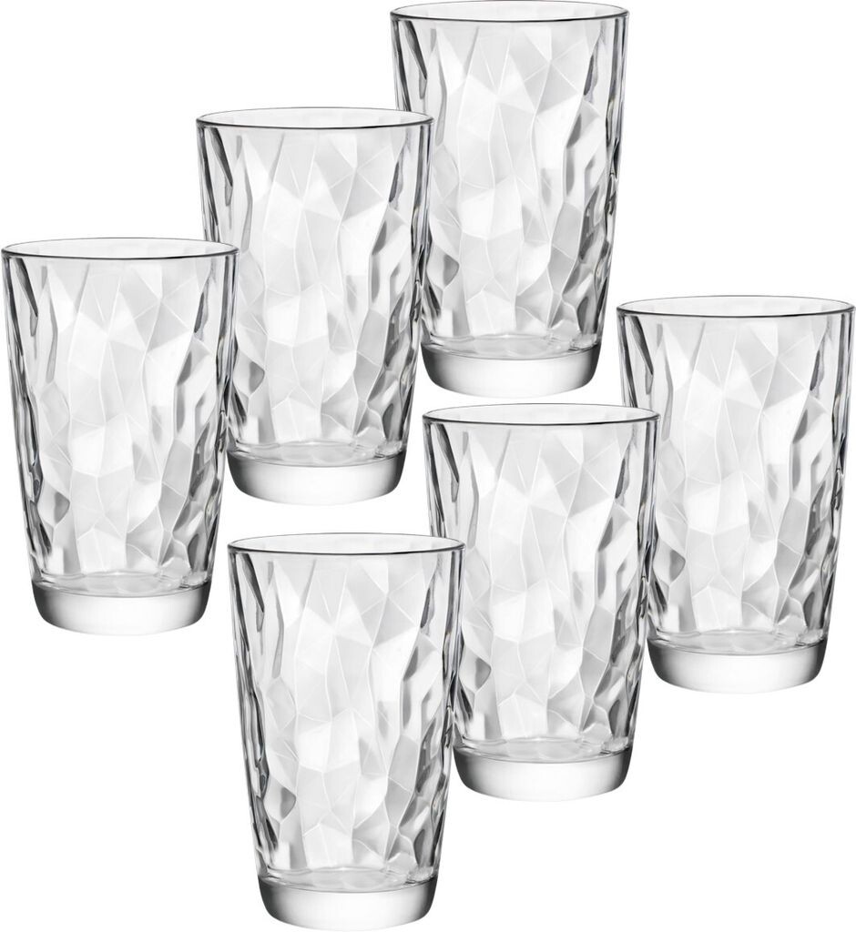 

Стакан для лонг-дринков 47cl Diamond Transparent - 6 шт Emilja, прозрачный