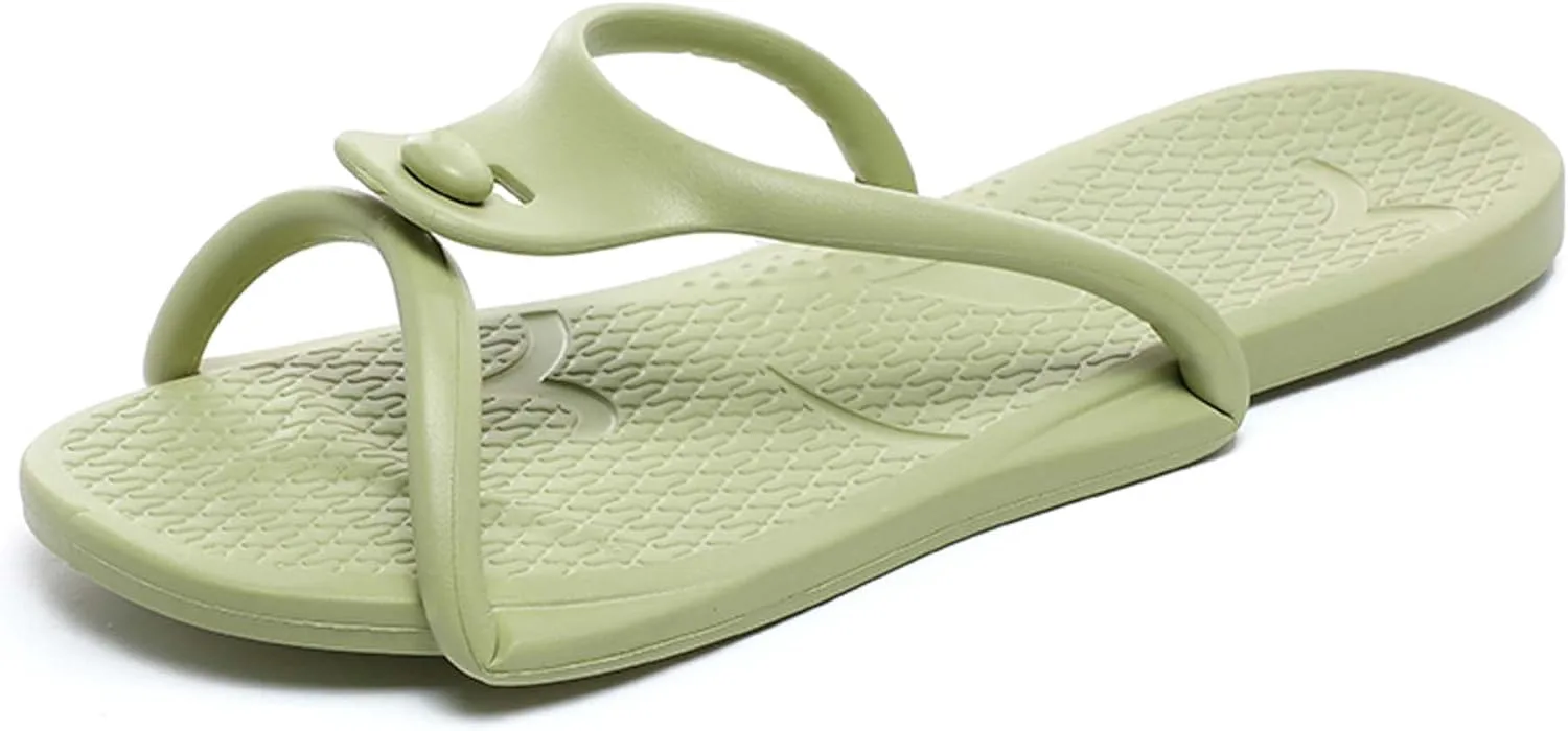 

Летние мужские сандалии для пары EVA, складные и портативные, удобные, мягкие, дышащие, противоскользящие, стойкие к износу, легкие Generic, зеленый