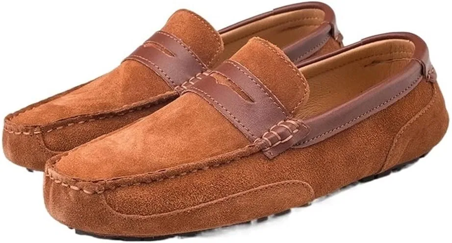 Лоферы мужские из овчины Light Brown SayfuR
