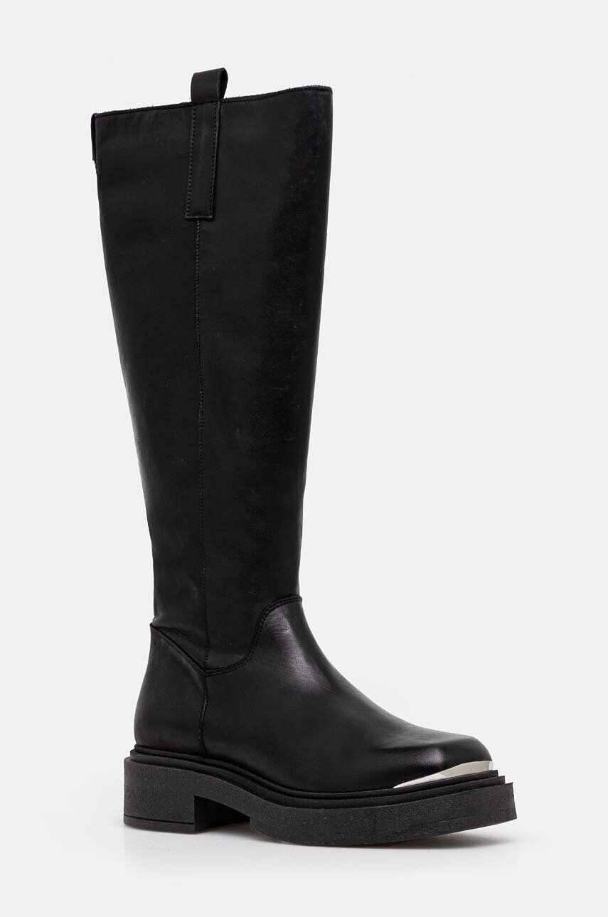 

Кожаные сапоги Steve Madden Constance, черный