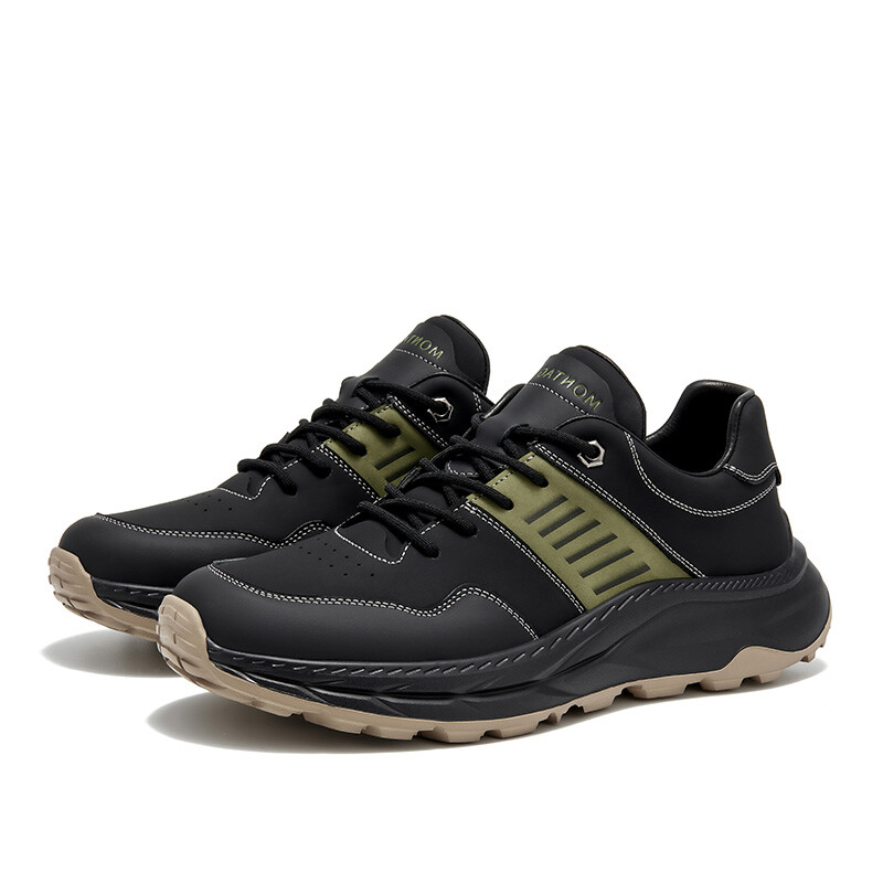 Кроссовки Montague Lifestyle Shoes Men Low-top, черный/серый — фото 3