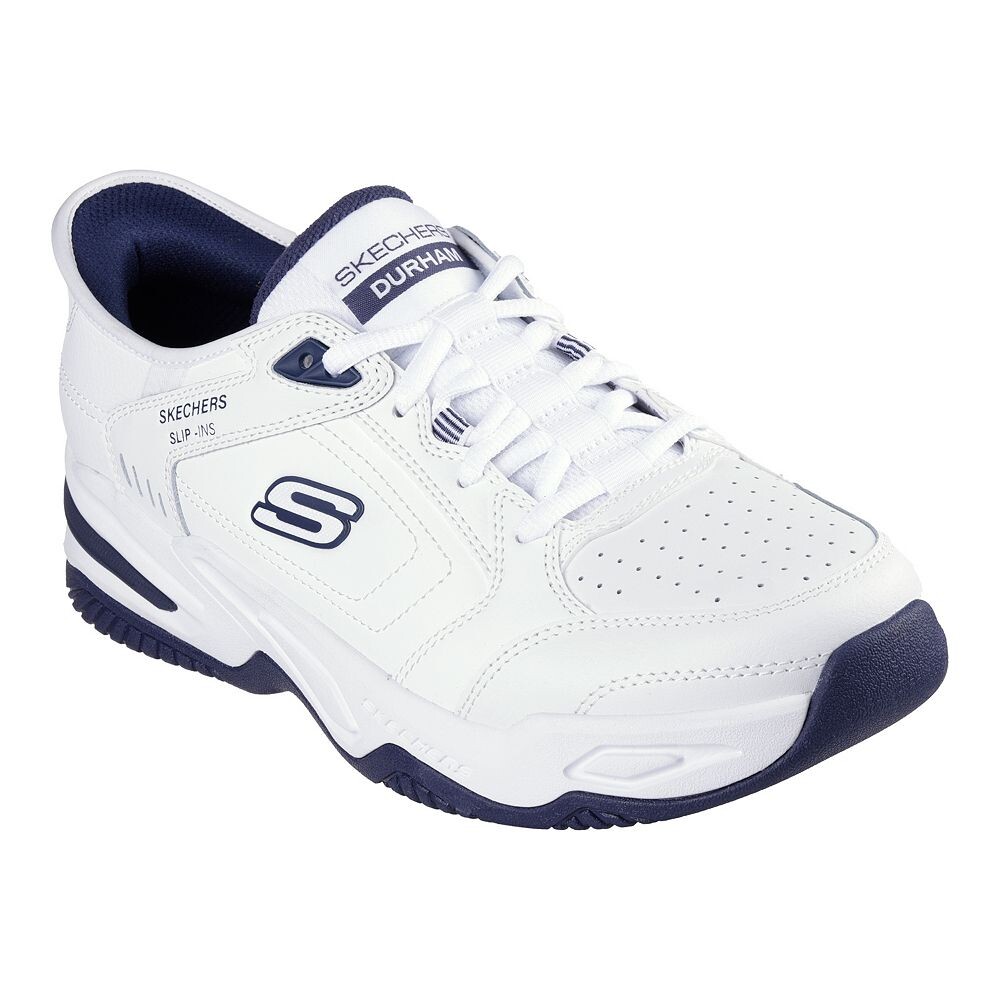 

Мужская обувь Skechers Hands Free Slip-ins Relaxed Fit Durham Delvor, цвет White Navy