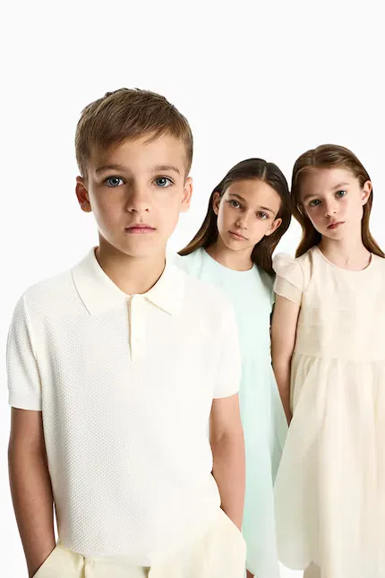Поло Emporio Armani, бежевый