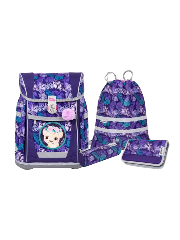 

McNeill Набор школьных сумок Tenero, 5 предметов, дизайн в стиле джунглей