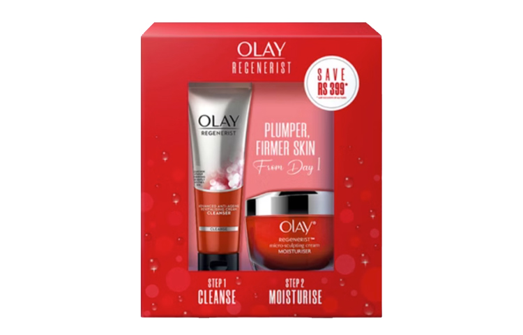 

Olay Набор больших красных бутылочек с увлажняющим кремом для лица и очищающим средством наборы для ухода за кожей увлажнение, очищение, восстановление 100г+50г