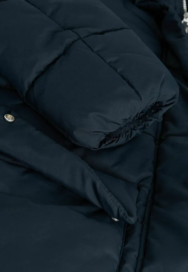Зимнее пальто с утеплителем, укороченный, для невысоких женщин. Next, Navy Blue — фото 2