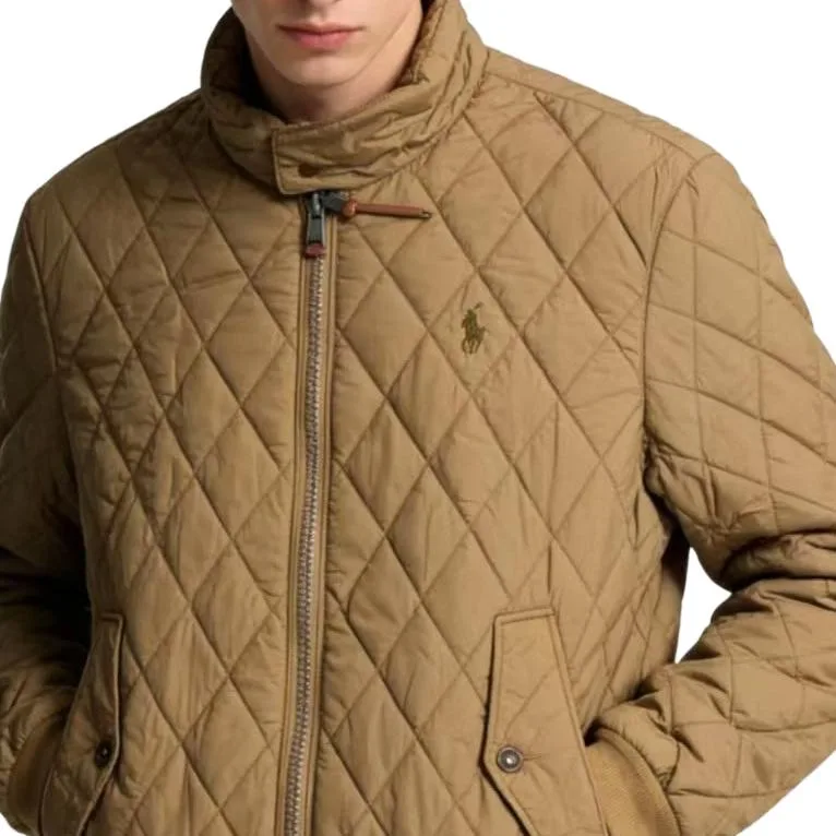 Пуховик мужской Polo Ralph Lauren, светло-коричневый — фото 4