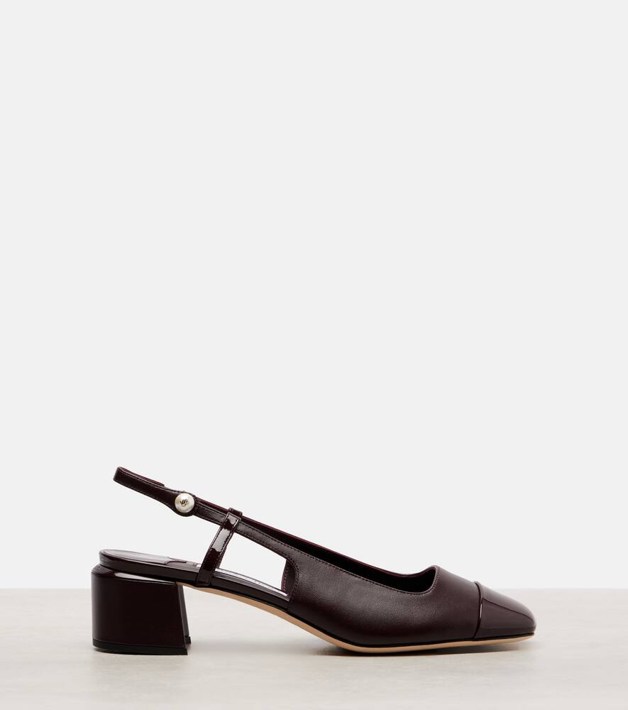 Туфли-лодочки Elisa 45 на ремешке из кожи Jimmy Choo, Deep Merlo — фото 4