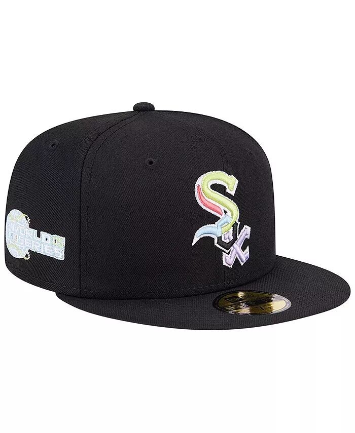 

Мужская черная кепка Chicago White Sox Multi-Color Pack 59FIFTY с приталенной шляпой New Era