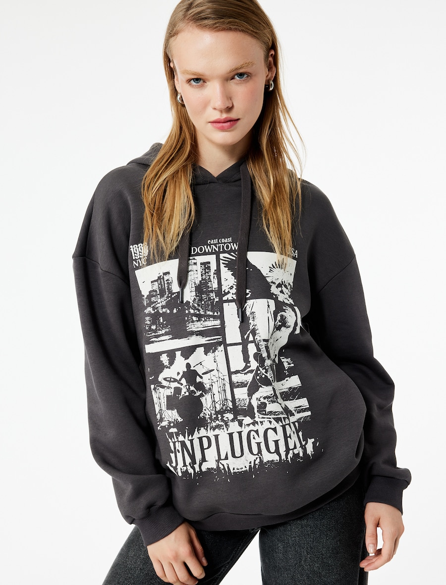 

Толстовка Koton, антрацит