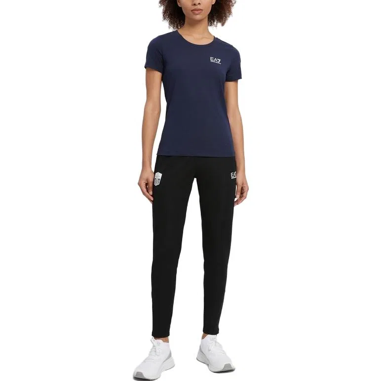 Футболка EA7 женская Marine Blue EMPORIO ARMANI — фото 3