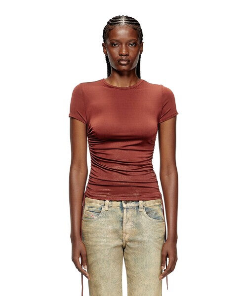 

Женская футболка с коротким рукавом, T-REY DIESEL, коричневый