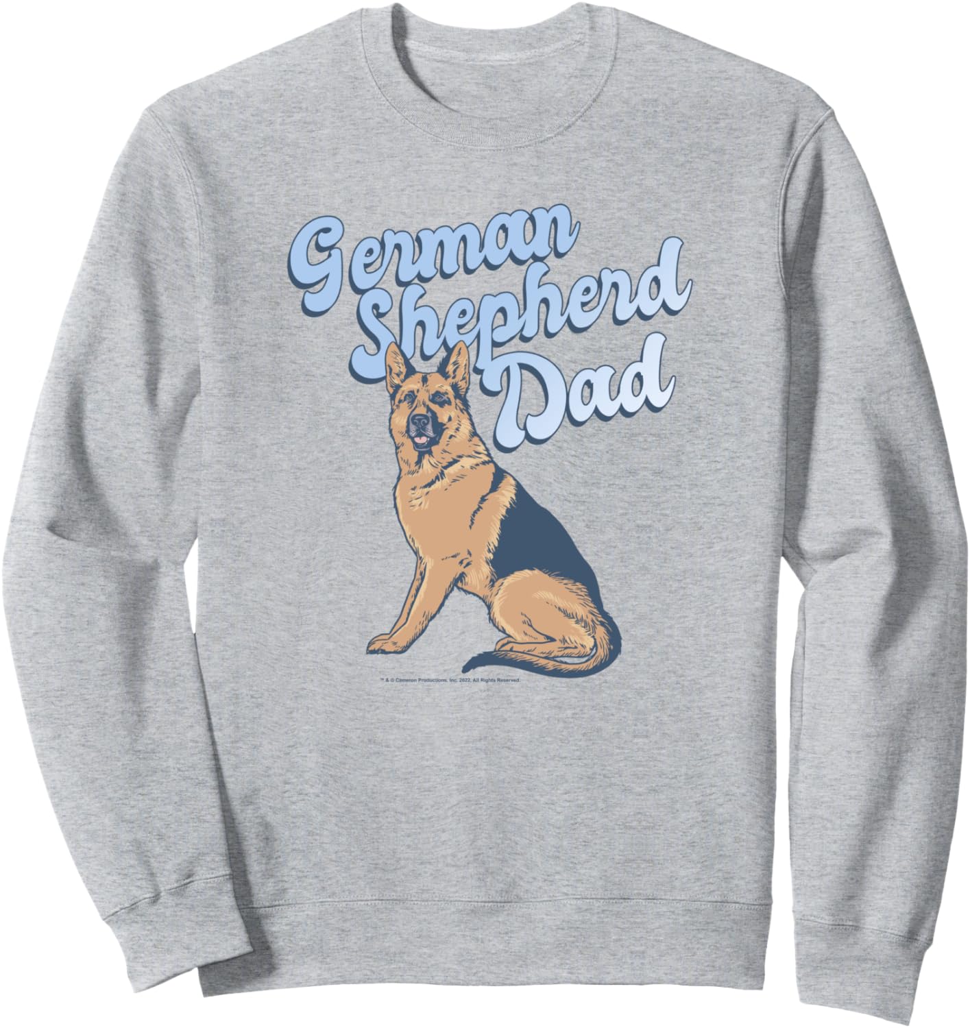 

Толстовка с портретом немецкой овчарки, посвященная предназначению собаки, ко Дню отца Purpose By W. Bruce Cameron, серый