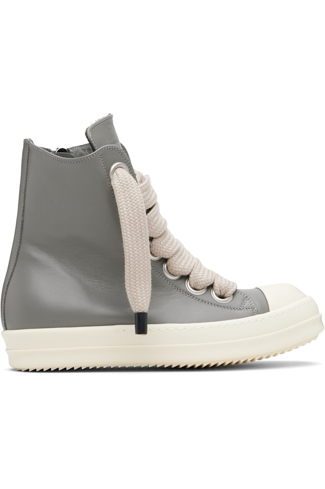 

Rick Owens Серые кроссовки с рюшами в форме храма